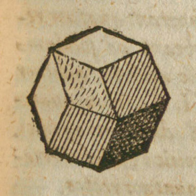 Cubo aumentado, cubo con pirmides y dodecaedro rmbico: Kepler en su libro Harmonices Mundi | matematicasvisuales