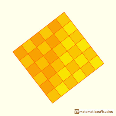 Rhombic dodecahedron is a space-filling polyhedron, tessellation | matematicasvisuales