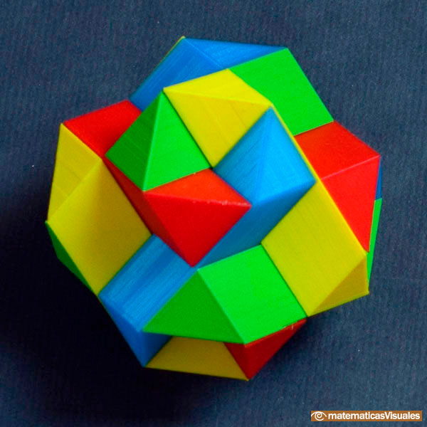 Tetraxis, a puzzle by Jane and John  Kostick | matematicasVisuales