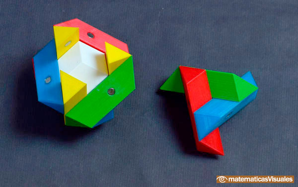 Tetraxis, a puzzle by Jane and John  Kostick | matematicasVisuales