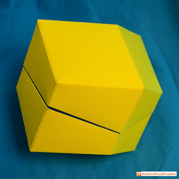 Kepler y las balas de can. El dodecaedro trapezo-rmbico. |matematicasVisuales