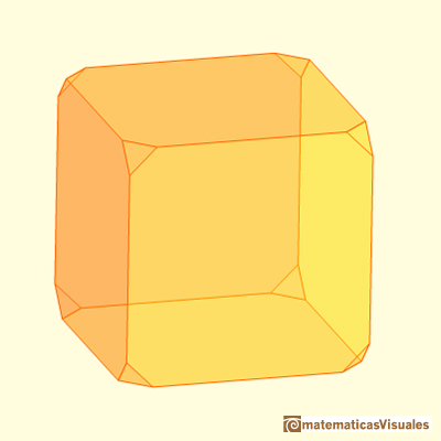 Truncando un cubo, solo un poco | matematicasvisuales