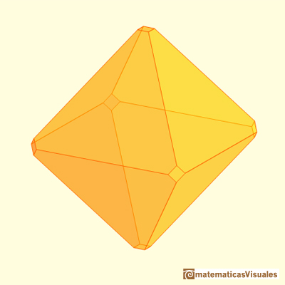 Truncando un octaedro, slo un poco | matematicasvisuales