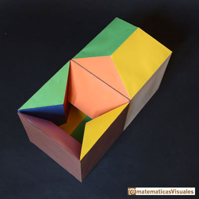 Dodecahedron and cube: building | matematicasVisuales