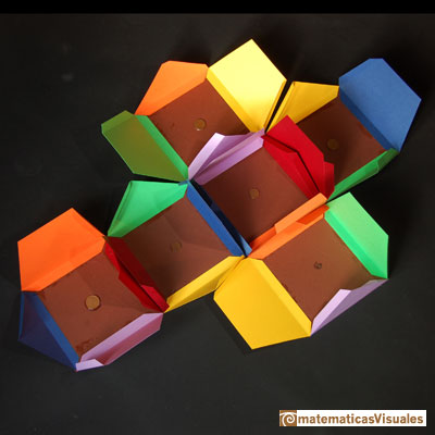 Dodecahedron and cube: building | matematicasVisuales