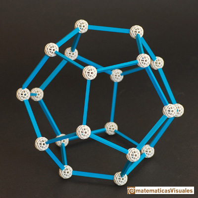 Dodecahedron: zome model | matematicasVisuales