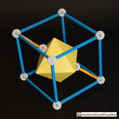 Dualidad entre slidos platnicos: octaedro dentro de un cubo | matematicasVisuales