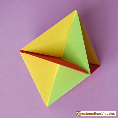 Taller Talento Matemtico Zaragoza: octaedro origami | matematicasVisuales