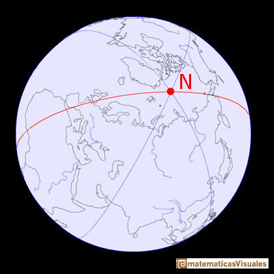 Esfera, laTierra, Latitud, Longitud | Polo Norte | matematicasvisuales