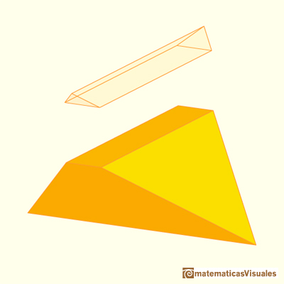 Secciones en un tetraedro: en general, la seccin es un rectngulo | matematicasVisuales