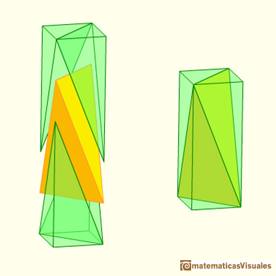 Volumen de un tetraedro: Tetraedro no regular a partir de un paraleleppedo | matematicasVisuales