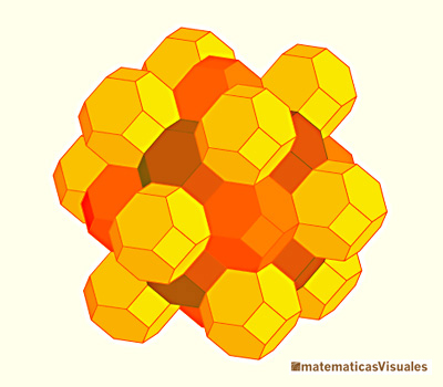 El octaedro truncado es un slido arquimediano que tesela el espacio 4| Cuboctahedron and Rhombic Dodecahedron | matematicasVisuales