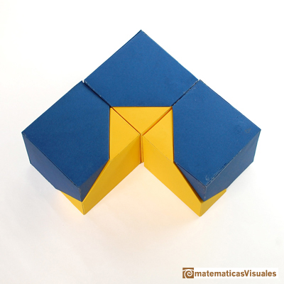 Seccin hexagonal de un cubo: tesela el espacio | matematicasVisuales