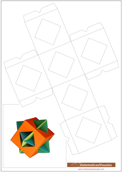 Taller Talento Matemtico Zaragoza: desarrollo del cubo para descargar, download cube | matematicasVisuales