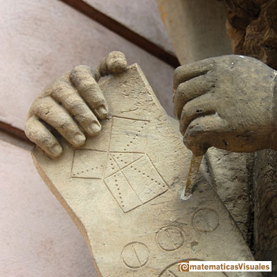 Teorema de Pitgoras: demostracin inspirada en Euclides; Universidad de Berln, escultura | matematicasvisuales