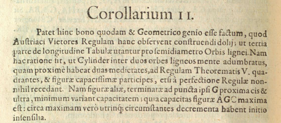 Kepler | Nova Stereometria Doliorum vinariorum