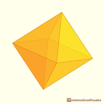 Leonardo da Vinci: Septuaginta. Campanus' sphere. Polyhedra inscribed in a sphere: octahedron | Images manipulating the interactive application | matematicasvisuales 