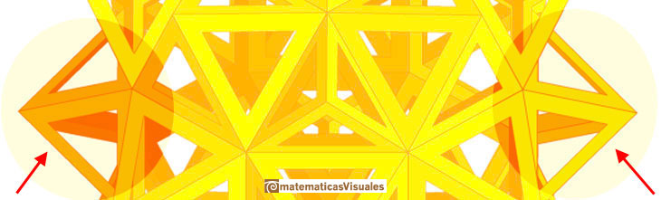 Leonardo da Vinci: rombicuboctaedro aumentado, comparacin entre el dibujo de Leonardo da Vinci y el generado por la aplicacin interactiva | matematicasvisuales