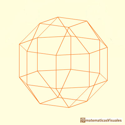 Rhombicuboctahedron or small rhombicuboctahedron | matematicasVisuales