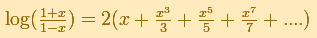 Serie de Euler para la funcin logaritmo