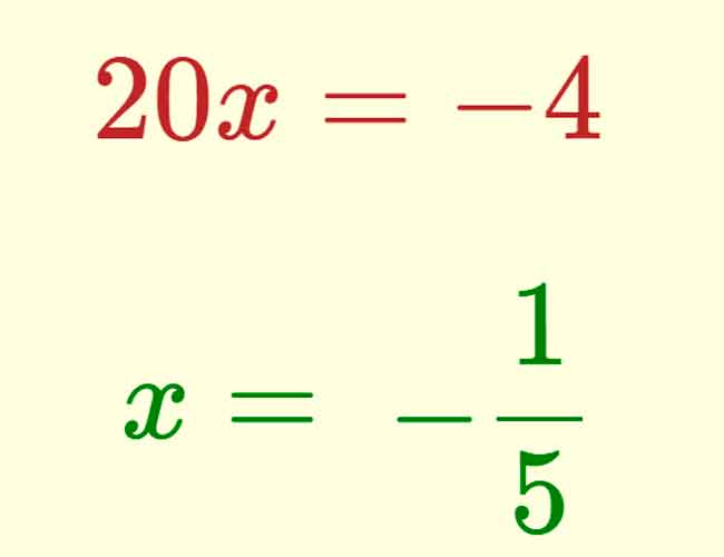 Clculo mental: ecuaciones de primer grado | matematicasVisuales