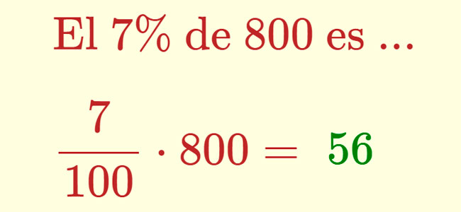 Clculo mental: porcentajes | matematicasVisuales