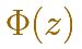 Distribuciones normales, Funcin de distribucin: notacin para la distribucin normal estndar | matematicasVisuales